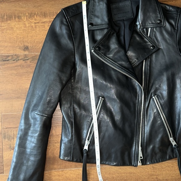 ALLSAINTS Dalby Leather Biker Jacket - Picture 17 of 17